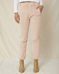 AMO Denim Easy Army Trouser Cord in Pink Clay