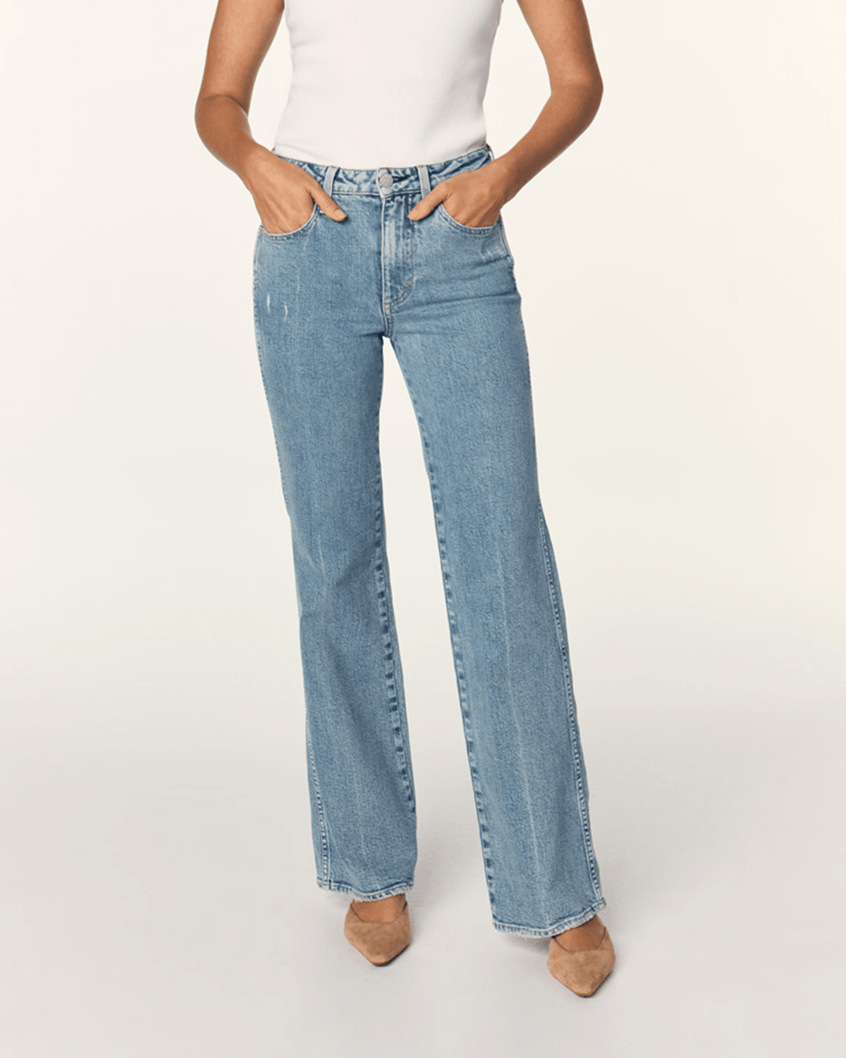 AMO Denim Georgia Flare in Respect