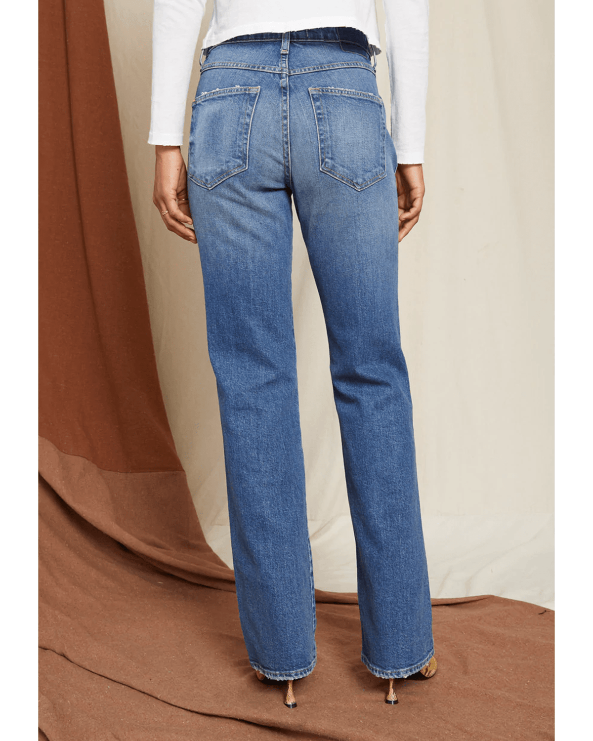 AMO Denim High Rise Kick in Patience