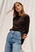 AMO Clothing L/S Babe Tee in Black