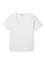 AMO Clothing V Neck Tee in White Cotton