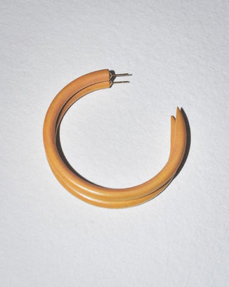 B&L Accessories Ginger C Hoop in Large in Ginger