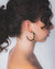 B&L Jewelry Leopard C Hoop in Small in Leopard