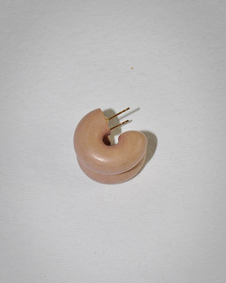 B&L Jewelry Petal Mini Chunk Hoop in Petal