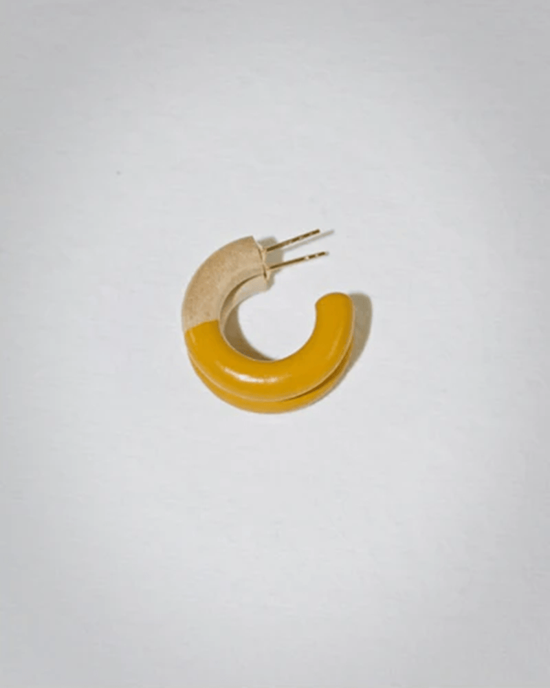 B&L Jewelry Tex Mini Dip Hoop in Tex