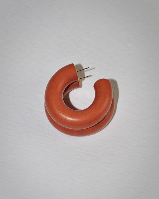 B&L Jewelry Frank Small Chunk Hoop in Frank