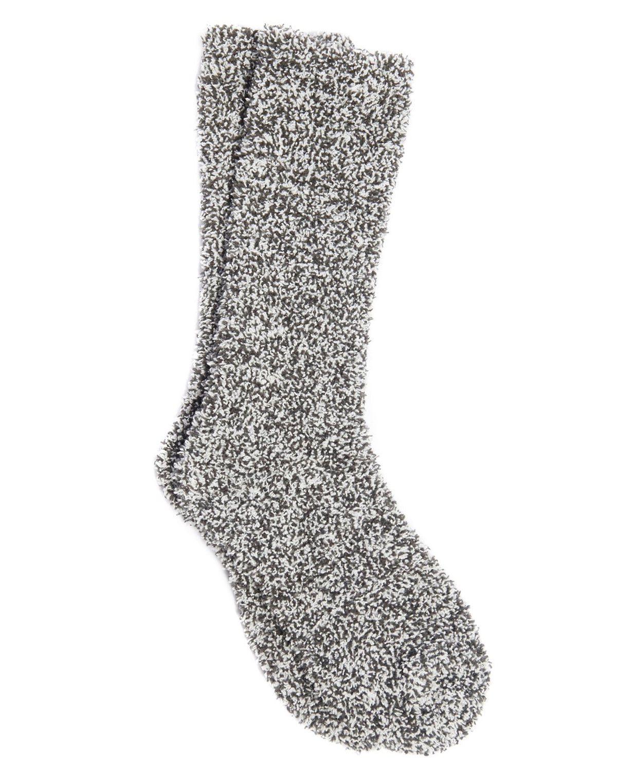 Barefoot Dreams Accessories Graphite/White / O/S Cozychic Heathered Socks in Graphite & White