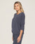 Barefoot Dreams Clothing Cozychic Ultra Light Slouchy Pullover in Pacific Blue