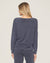 Barefoot Dreams Clothing Cozychic Ultra Light Slouchy Pullover in Pacific Blue