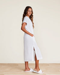 Barefoot Dreams Clothing Cozyterry Caftan in Sea Salt