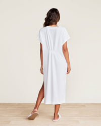 Barefoot Dreams Clothing Cozyterry Caftan in Sea Salt