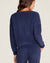 Barefoot Dreams Clothing Cozyterry Dolman Pullover in Indigo
