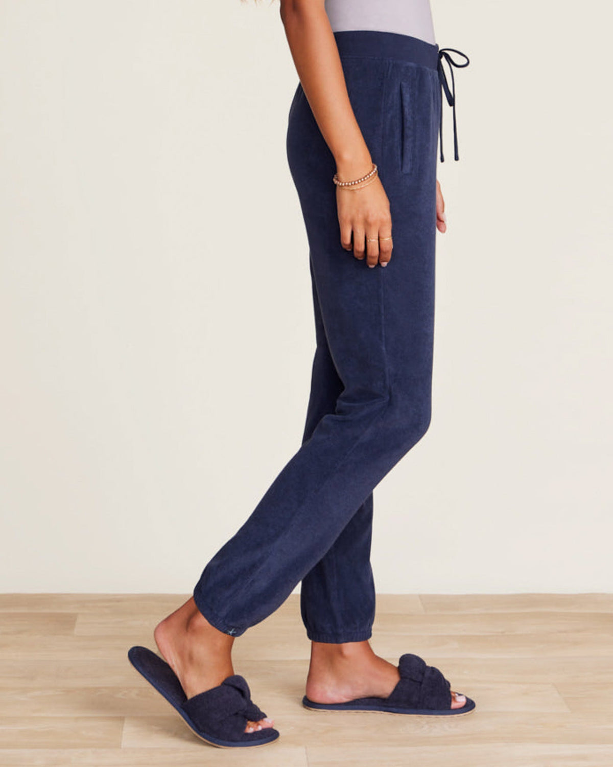 Barefoot Dreams Clothing Cozyterry Jogger in Indigo