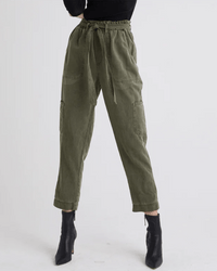 Bella Dahl Clothing Bianca High Waisted Patch Pocket Trouser in Oregano