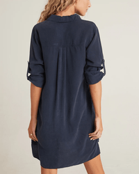 Bella Dahl Clothing L/S A Line Shirtdress in Endless Sea