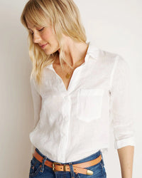 Bella Dahl Clothing Pocket Button Down in White