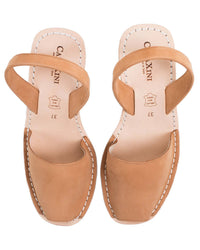 Calaxini Platform Wedge in Cuero Nubuck 