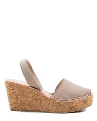 Calaxini Platform Wedge in Topo Nubuck 