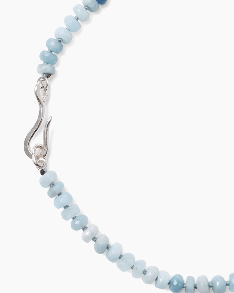 Chan Luu Jewelry Silver / Aquamarine Aquamarine Unity Necklace