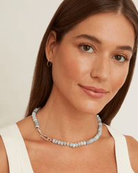 Chan Luu Jewelry Silver / Aquamarine Aquamarine Unity Necklace