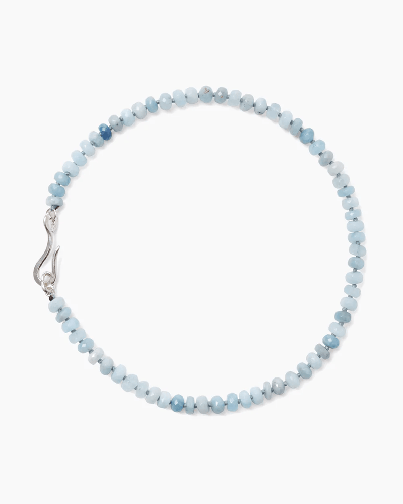 Chan Luu Jewelry Silver / Aquamarine Aquamarine Unity Necklace