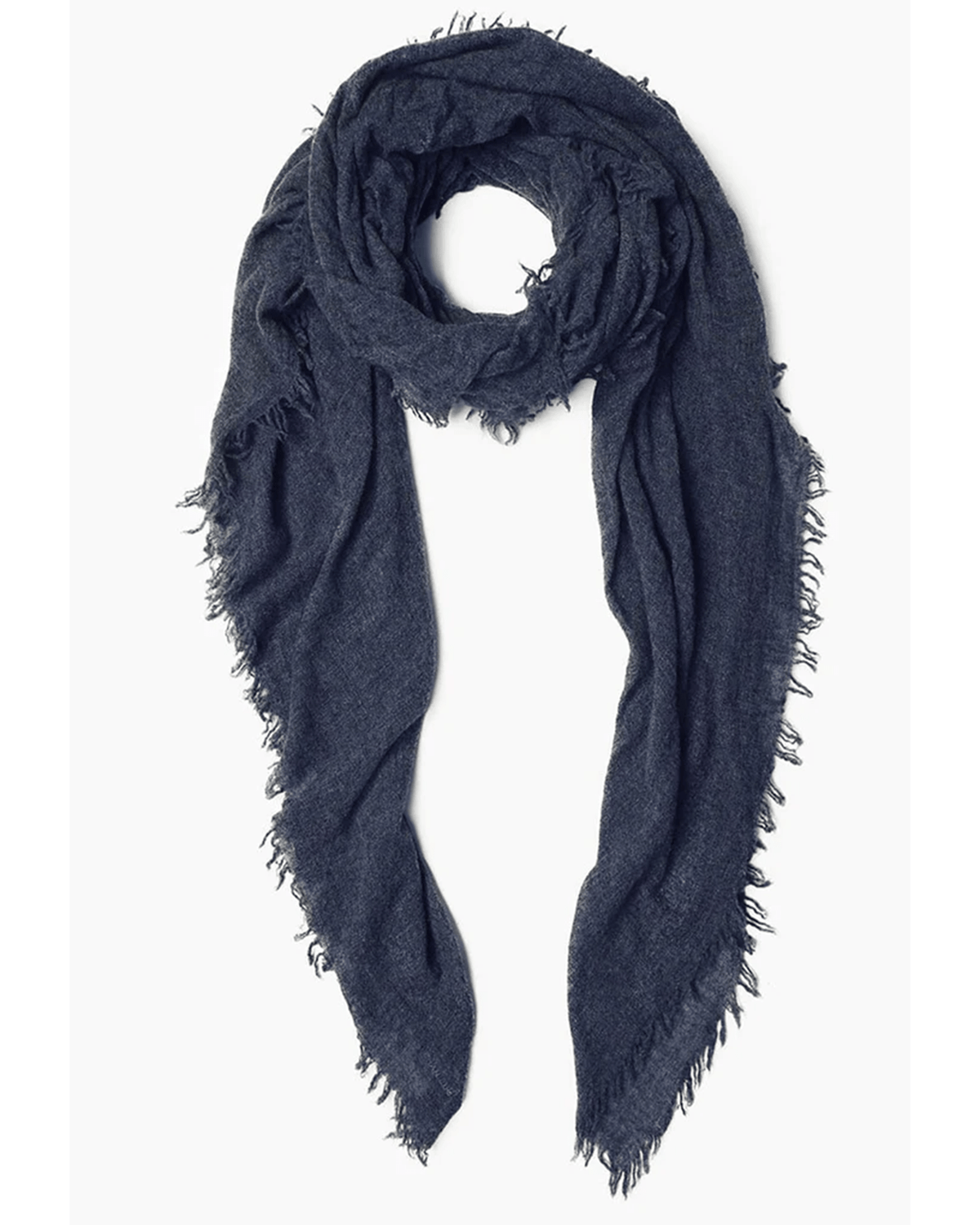 Chan Luu Accessories Jeans Blue Cashmere Scarf in Jeans Blue