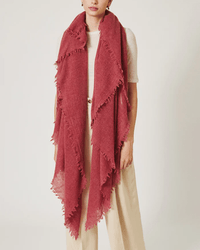 Chan Luu Accessories Ruby Wine Cashmere Scarf in Ruby Wine