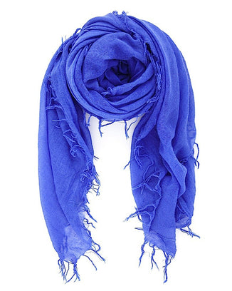 Chan Luu Accessories Cashmere & Silk Scarf in Baja Blue