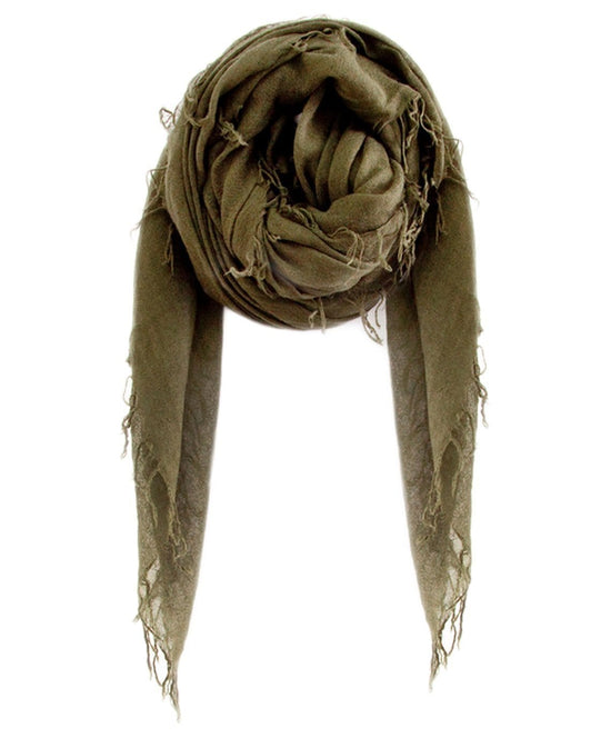 Chan Luu Cashmere & Silk Scarf in Olive 