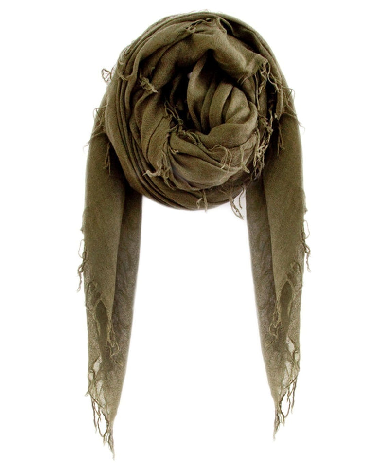 Chan Luu Accessories Cashmere & Silk Scarf in Olive