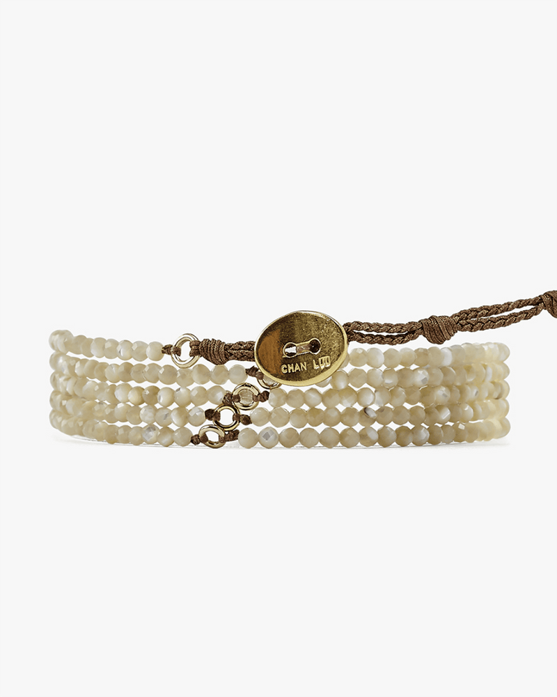 Chan Luu Jewelry Natural/Gold CL Natural/Gold Wrap Bracelet