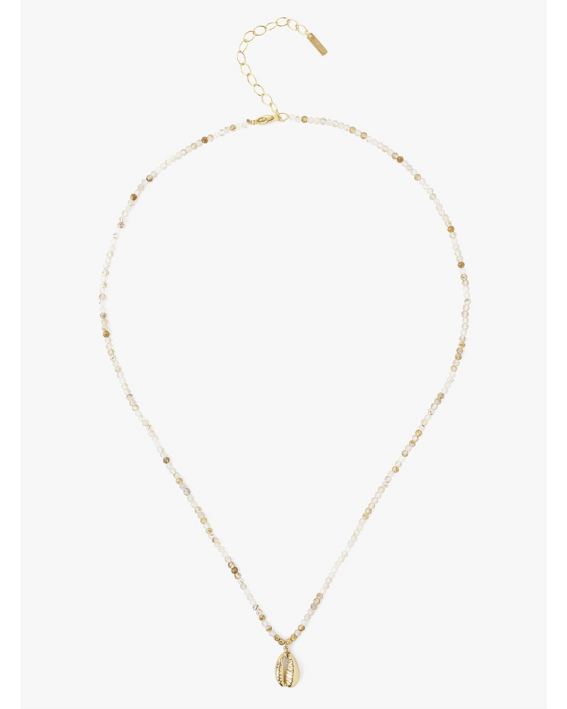 Chan Luu Jewelry Rutilated Quartz/Gold CL Rutilated Quartz & Gold Necklace