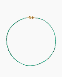 Chan Luu Jewelry Gold / Malachite Malachite Beaded Merida Necklace