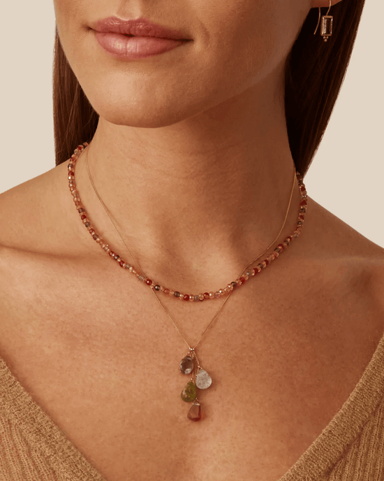 Chan Luu Jewelry Gold / Multi Mix Multi Mix Devi Necklace