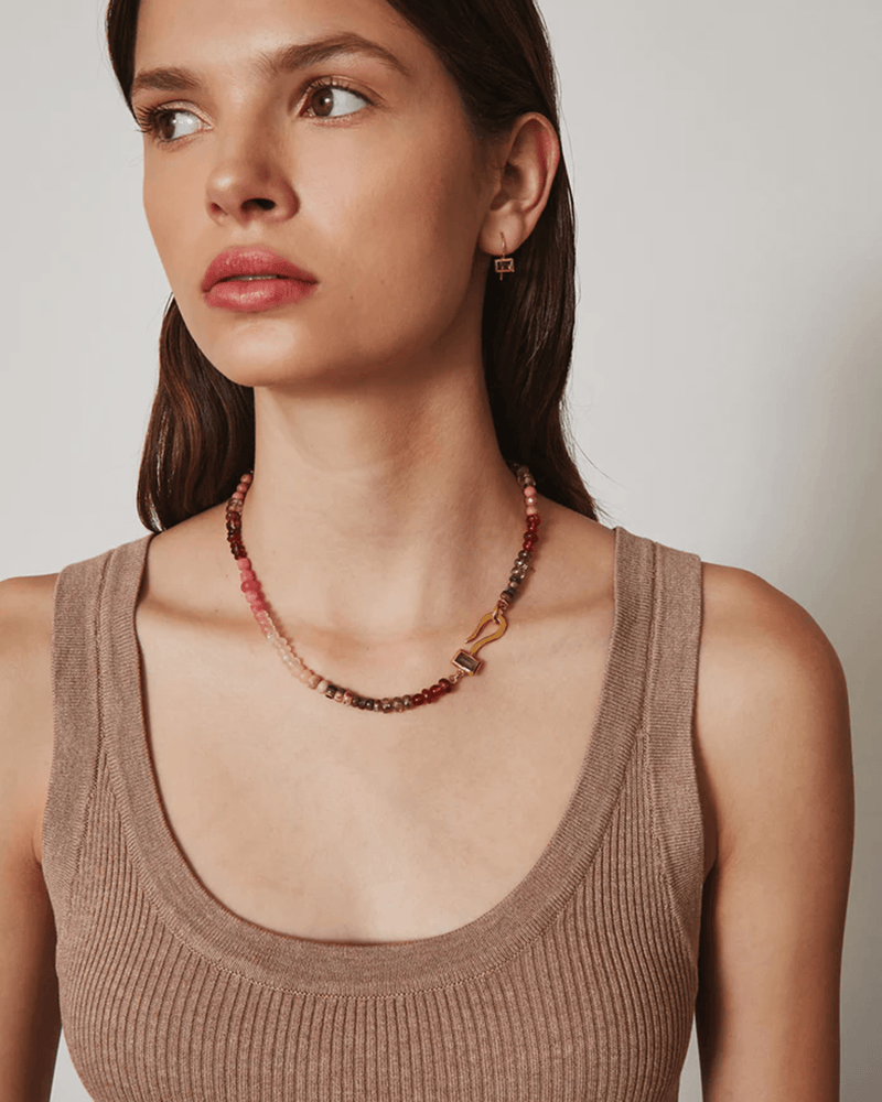 Chan Luu Jewelry Pink Mix/Gold Odyssey Necklace in Pink Mix w/ Gold