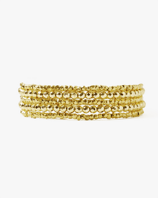 Chan Luu Jewelry Yellow Gold Yellow Gold Plated 32 in Wrap Bracelet