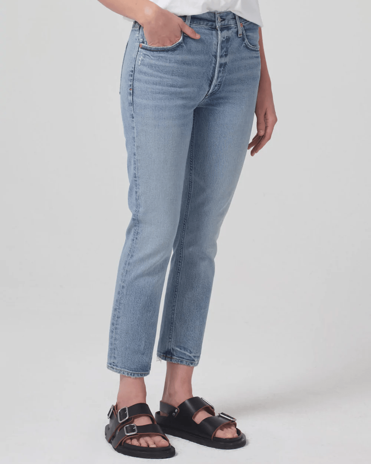 Citizens of Humanity Denim Charlotte Crop in Dalia