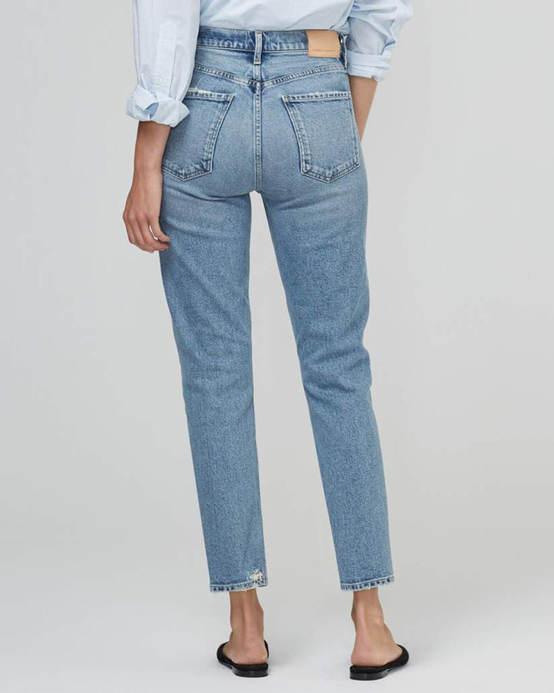 Citizens of Humanity Denim Charlotte High Rise Straight in Dresden