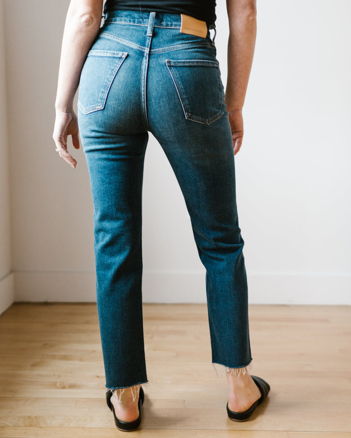 Citizens of Humanity Denim Daphne Crop High Rise Stovepipe in Trinket