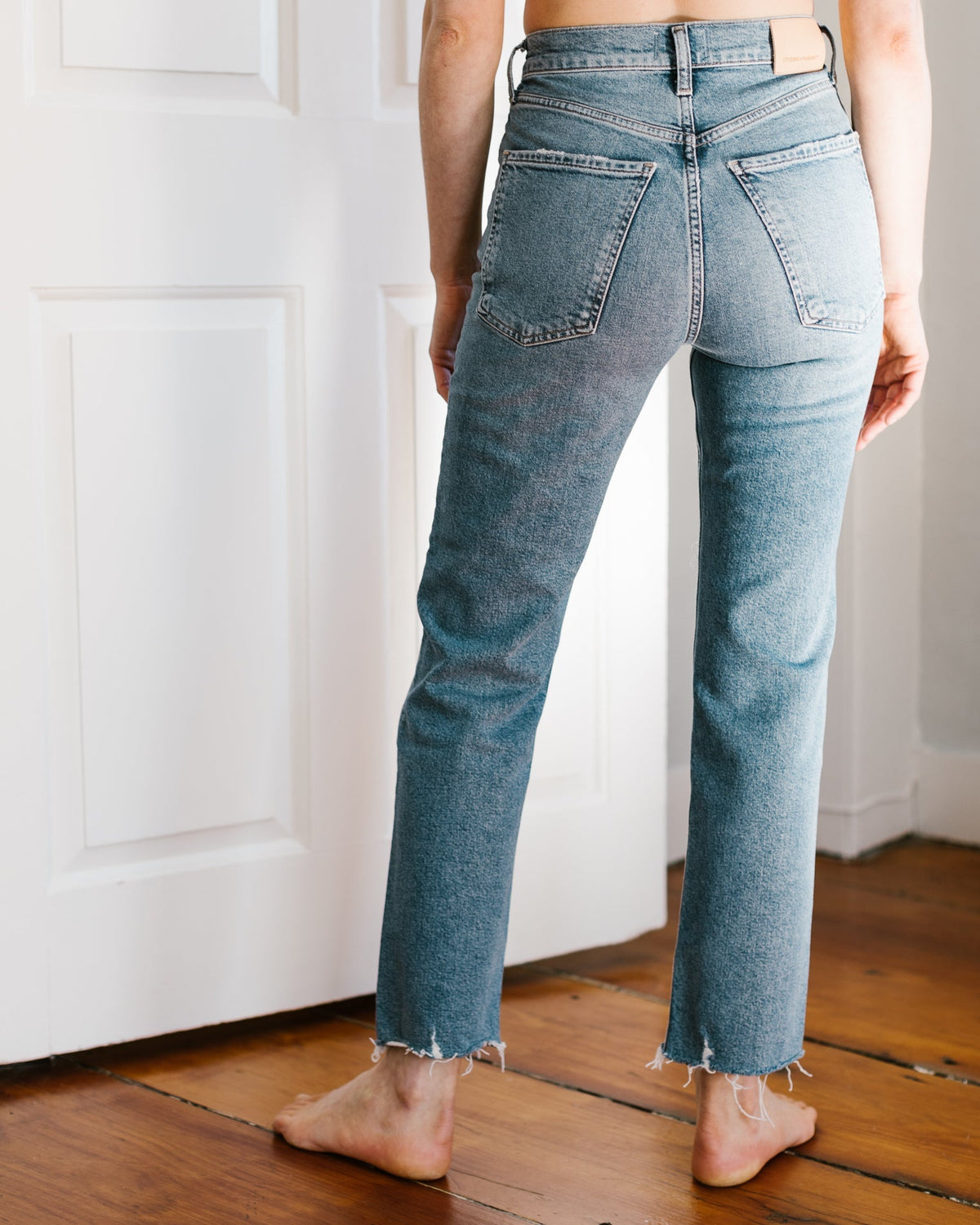 Citizens of Humanity Denim Daphne Crop in Lucky Charm