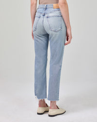 Citizens of Humanity Denim Daphne High Rise Stovepipe Crop in Checkmate