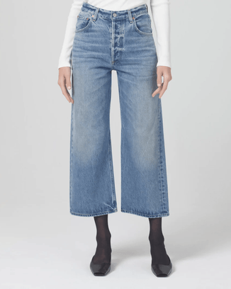 Citizens of Humanity Denim Gaucho Vintage Wide Leg in Sodapop