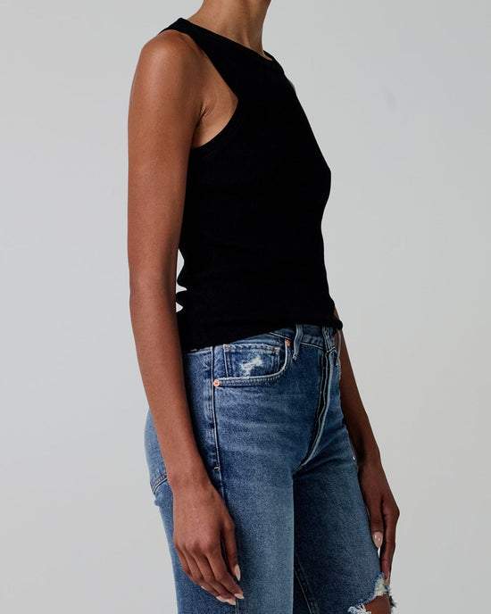 Citizens of Humanity Isabel Rib Tank in Black 