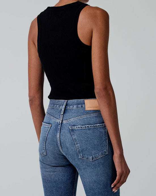 Citizens of Humanity Isabel Rib Tank in Black 