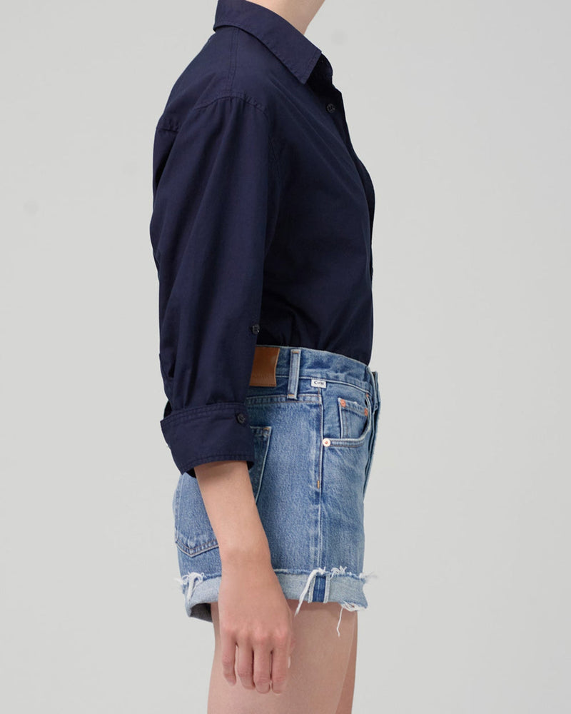 Citizens of Humanity Clothing Kayla Shirt in Navy