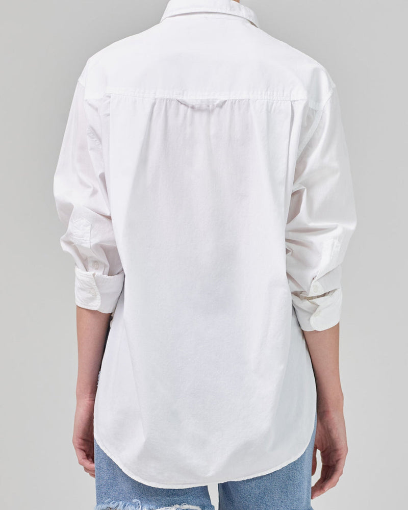 Citizens of Humanity Clothing Kayla Shirt in Optic White