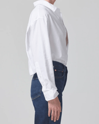 Citizens of Humanity Clothing Kayla Shirt in Oxford White
