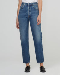 Citizens of Humanity Denim Sabine High Rise Straight in Juniper
