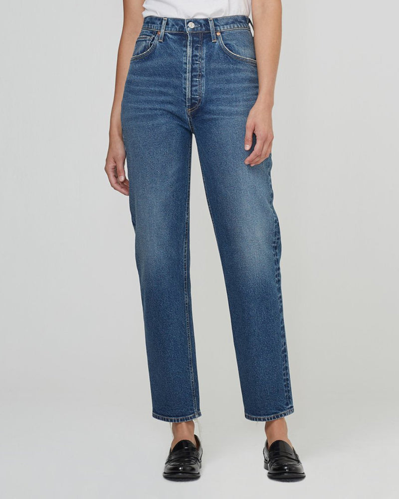 Citizens of Humanity Denim Sabine High Rise Straight in Juniper