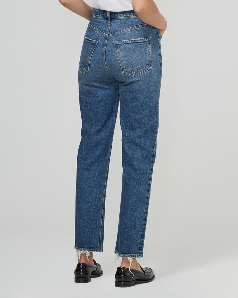 Citizens of Humanity Denim Sabine High Rise Straight in Juniper